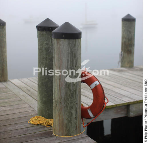 Passerelle dans le Maine. - © Philip Plisson / Plisson La Trinité / AA17809 - Nos reportages photos - Maine