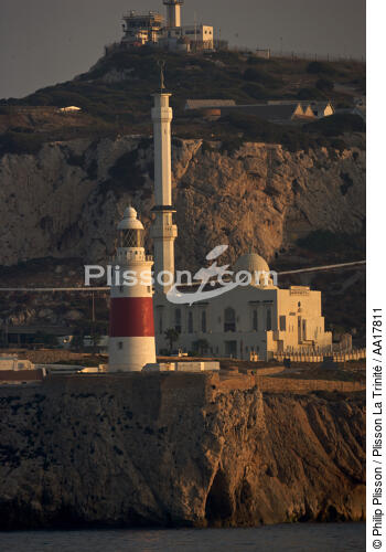 Phare de Gibraltar - © Philip Plisson / Plisson La Trinité / AA17811 - Nos reportages photos - Colonie