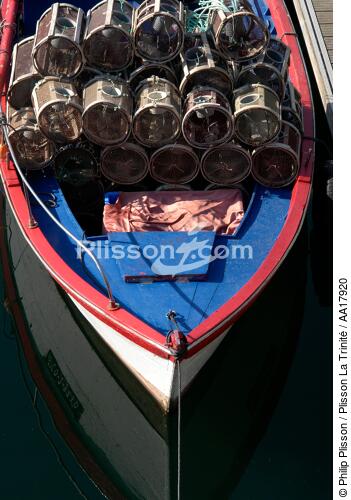 In Coruna harbour - © Philip Plisson / Plisson La Trinité / AA17920 - Photo Galleries - Lobster pot