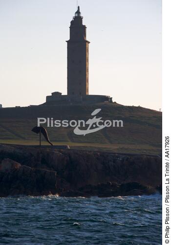Hercules tower - © Philip Plisson / Plisson La Trinité / AA17926 - Photo Galleries - Town [Galicia]