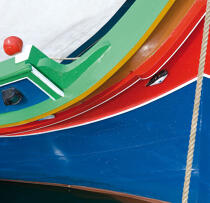 Fishing boat on Malta. © Philip Plisson / Plisson La Trinité / AA17940 - Photo Galleries - Colours of Malta