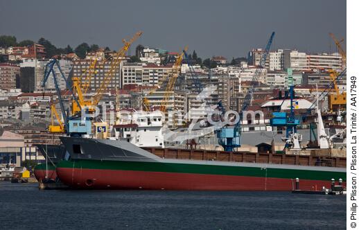 Port de Vigo - © Philip Plisson / Plisson La Trinité / AA17949 - Nos reportages photos - Chantier Naval