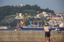 Dans le port de Vigo © Philip Plisson / Plisson La Trinité / AA17984 - Nos reportages photos - Galice