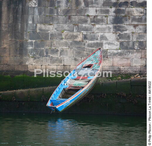 On Porto's dock - © Philip Plisson / Plisson La Trinité / AA18022 - Photo Galleries - Low tide