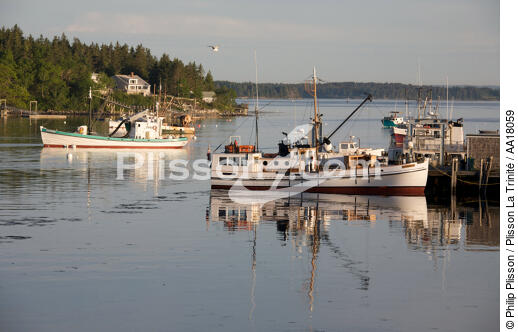 Port Clyde - © Philip Plisson / Plisson La Trinité / AA18059 - Nos reportages photos - Ville [Maine]