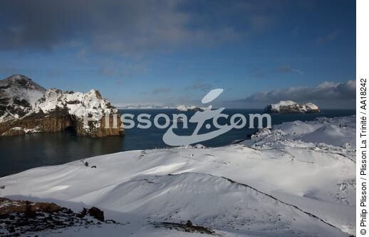Les îles Westman en Islande. - © Philip Plisson / Plisson La Trinité / AA18242 - Nos reportages photos - Neige