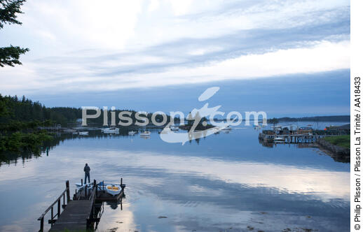Port Clyde - © Philip Plisson / Plisson La Trinité / AA18433 - Nos reportages photos - Pêche à la ligne
