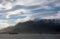 Ushuaia en Patagonie. © Philip Plisson / Plisson La Trinité / AA18614 - Nos reportages photos - Le CMA CGM Marco Polo