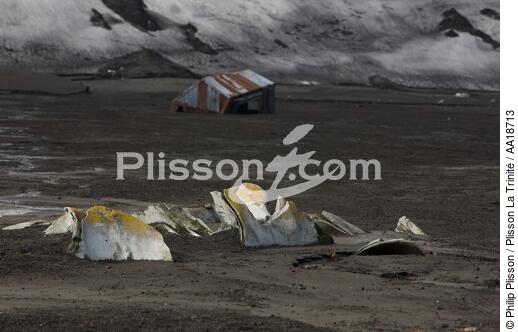 L'île de la déception en Antarctique. - © Philip Plisson / Plisson La Trinité / AA18713 - Nos reportages photos - Ile (Antarctique)