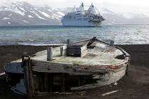 L'île de la déception en Antarctique. © Philip Plisson / Plisson La Trinité / AA18719 - Nos reportages photos - Diamant [le]
