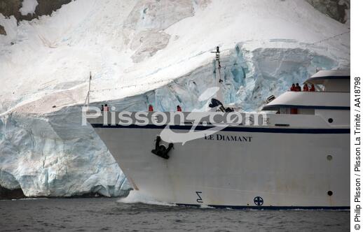 Antarctique. - © Philip Plisson / Plisson La Trinité / AA18798 - Nos reportages photos - Glacier