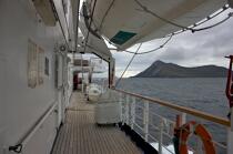 Le Cap Horn depuis le Diamand. © Philip Plisson / Plisson La Trinité / AA18801 - Nos reportages photos - Pont [d'un bateau]