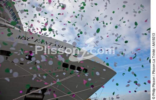 Msc Fantasia - © Philip Plisson / Plisson La Trinité / AA19213 - Photo Galleries - Atlantic Shipyards [The]