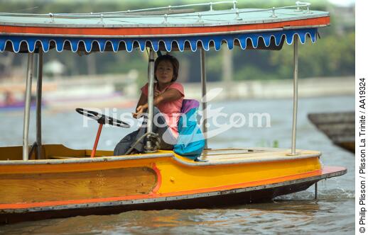 Bangkok. - © Philip Plisson / Plisson La Trinité / AA19324 - Photo Galleries - River (Thailand)
