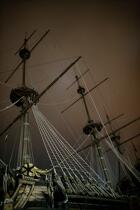 the Neptuna gallion in Genoa harbour © Philip Plisson / Plisson La Trinité / AA19333 - Photo Galleries - Tall ships