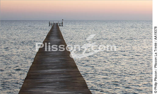 Ponton on the Red Sea. - © Philip Plisson / Plisson La Trinité / AA19378 - Photo Galleries - Ocean