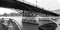 Le pont des arts à Paris. © Guillaume Plisson / Plisson La Trinité / AA19382 - Nos reportages photos - Ile-de-France