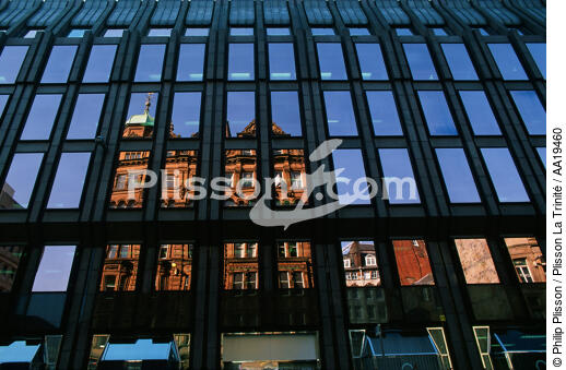 Glasgow - © Philip Plisson / Plisson La Trinité / AA19460 - Nos reportages photos - Immeuble
