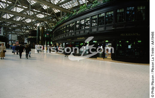 Glasgow Central Station - © Philip Plisson / Plisson La Trinité / AA19466 - Photo Galleries - Town [Scot]