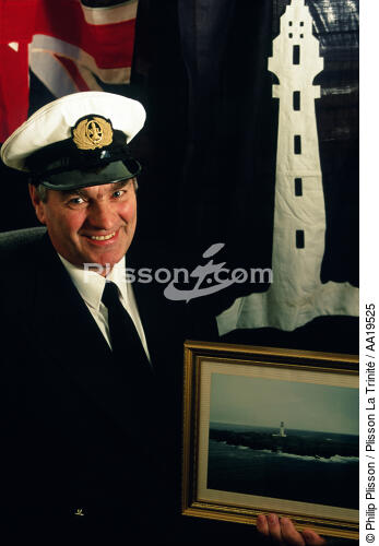 Ronney Couper gardien du phare de Sule Skerry pendant 6 ans - © Philip Plisson / Plisson La Trinité / AA19525 - Nos reportages photos - Portrait