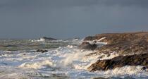 La côte sauvages de Quiberon © Philip Plisson / Plisson La Trinité / AA19639 - Photo Galleries - Storms