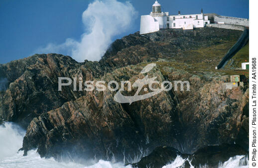 Eagle Island Lighthouse in Ireland - © Philip Plisson / Plisson La Trinité / AA19688 - Photo Galleries - Ireland