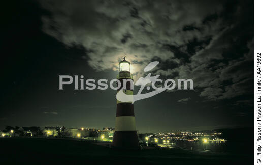 Ancien phare d'Eddystone a Plymouth - © Philip Plisson / Plisson La Trinité / AA19692 - Nos reportages photos - Devon
