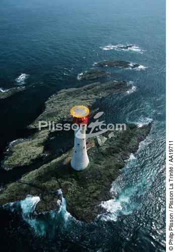 Smalls Lighthouse in Wales - © Philip Plisson / Plisson La Trinité / AA19711 - Photo Galleries - Great Britain Lighthouses