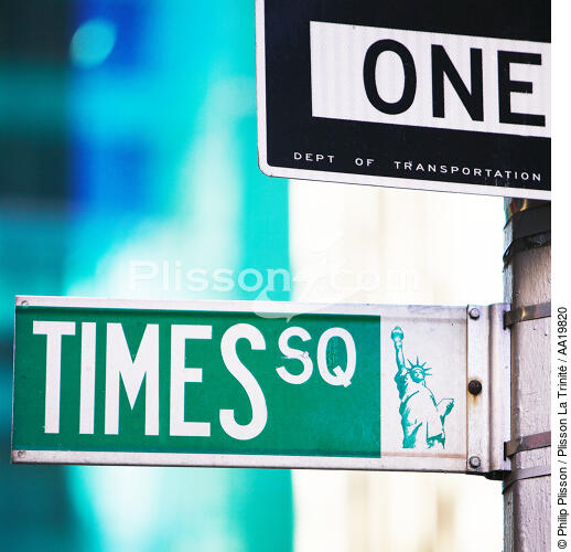 Times Square, New-York - © Philip Plisson / Plisson La Trinité / AA19820 - Photo Galleries - Urban