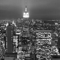 New-York by night. © Philip Plisson / Plisson La Trinité / AA19825 - Photo Galleries - Town [New York]