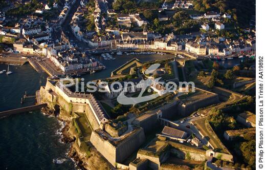 Belle-Ile,vue sur La Citadelle Vauban. - © Philip Plisson / Plisson La Trinité / AA19892 - Nos reportages photos - Citadelle Vauban