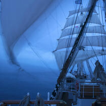 On board the Belem. © Philip Plisson / Plisson La Trinité / AA20301 - Photo Galleries - Tall ships
