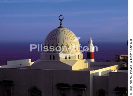 Europa Point. - © Philip Plisson / Plisson La Trinité / AA20658 - Nos reportages photos - Mosquée