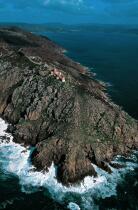 Cabo Finisterre. © Philip Plisson / Plisson La Trinité / AA20660 - Nos reportages photos - Phares Espagne