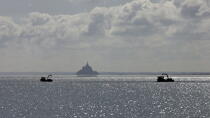 Le Mont-Saint-Michel. © Philip Plisson / Plisson La Trinité / AA20895 - Nos reportages photos - Manche [La]