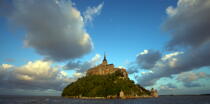 Le Mont-Saint-Michel. © Philip Plisson / Plisson La Trinité / AA20904 - Nos reportages photos - Manche [La]