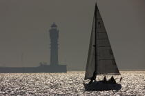Dunkerque. © Philip Plisson / Plisson La Trinité / AA21297 - Photo Galleries - Harbour light