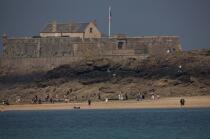 Le Fort National in front of Saint-Malo. © Philip Plisson / Plisson La Trinité / AA21517 - Photo Galleries - National Fort [The]