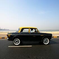 Bombay cab. © Philip Plisson / Plisson La Trinité / AA21898 - Nos reportages photos - Inde