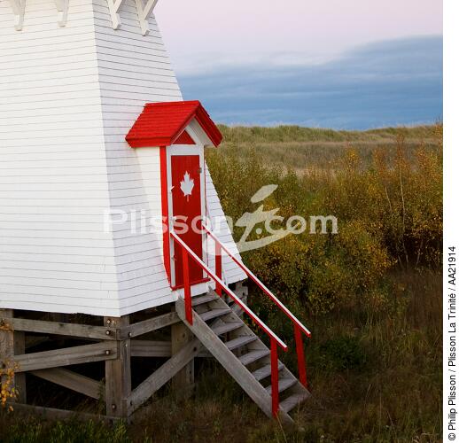 Le phare de Shediac au Canada. - © Philip Plisson / Plisson La Trinité / AA21914 - Nos reportages photos - Canada