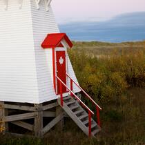 Le phare de Shediac au Canada. © Philip Plisson / Plisson La Trinité / AA21914 - Nos reportages photos - Ville [Nouveau Brunswick]