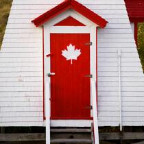 Le phare de Shediac au Canada. © Philip Plisson / Plisson La Trinité / AA21915 - Nos reportages photos - Ville [Nouveau Brunswick]