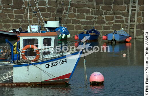 Cape Lévi harbour. - © Philip Plisson / Plisson La Trinité / AA22608 - Photo Galleries - Small boat