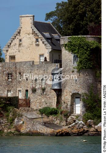 Le château de Péhou à Plouër-sur-Rance - © Philip Plisson / Plisson La Trinité / AA22706 - Nos reportages photos - Plouër-sur-Rance