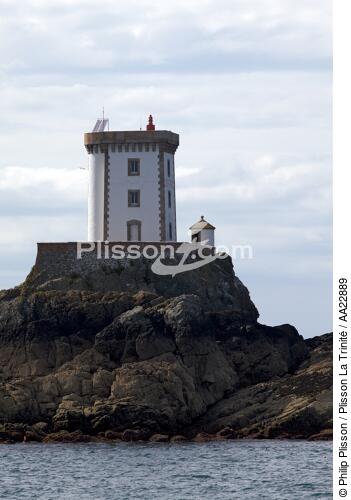 Lost-Pic lighthouse. - © Philip Plisson / Plisson La Trinité / AA22889 - Photo Galleries - From Paimpol to Sept-Iles