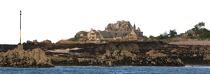 L'île Saint-Riom dans la baie de Paimpol. © Philip Plisson / Plisson La Trinité / AA23064 - Nos reportages photos - Côtes d'Armor