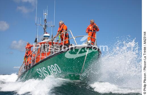 Canot de sauvetage - SNSM - © Philip Plisson / Plisson La Trinité / AA23144 - Nos reportages photos - Sauvetage en mer