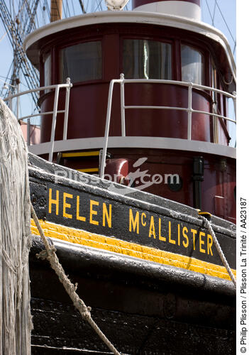 Remorqueur sur l'Hudson river - © Philip Plisson / Plisson La Trinité / AA23187 - Nos reportages photos - Elément d'un bateau