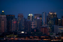 Manhattan de nuit © Philip Plisson / Plisson La Trinité / AA23191 - Nos reportages photos - Hudson