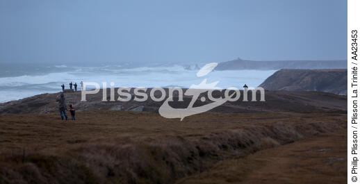 Storm on the wild coast of Quiberon - © Philip Plisson / Plisson La Trinité / AA23453 - Photo Galleries - Wild coast